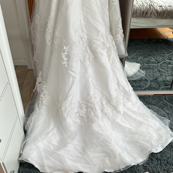 Embroidered Wedding Gown - Picture 12 of 17
